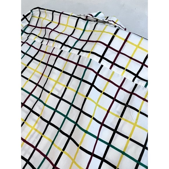 PJ Mark Checked Dress Short Sleeve Button Down 3XL Mens - Picture 10 of 12